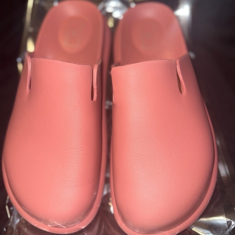 Urban Outfitters Coral Clog Loafers